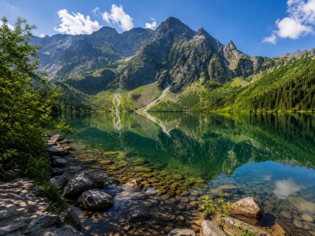 Morskie Oko zima